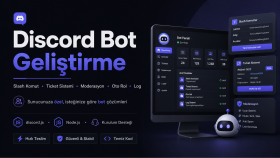 Discord sunucunuza özel isteğinize göre bot geliştiririm