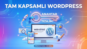 sizin için wordpress sitenizi anahtar teslim yapabilirim