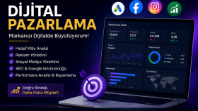 markaların dijital pazarlama çalışmalarını yönetiyorum