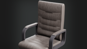 Modern Ofis Sandalyesi 3D Modelleme