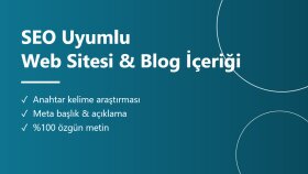 SEO uyumlu web sitesi ve blog içeriklerinizi yazarım
