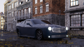 Mustang Oyuncak Araba Render