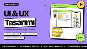 kullanıcı dostu modern UI ve UX arayüzleri yaparım