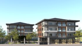 İkiz Blok Apartman Render