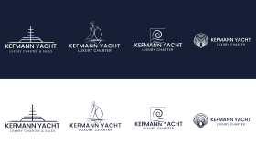  Kefmann Yacht – Luxury Charter Logo Tasarımı