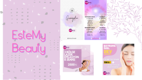 EsteMy Beauty İçin Sosyal Medya Tasarımları