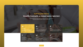 Aytül Koçyıldız Beauty - Kurumsal Web Sitesi UI/UX Tasarımı