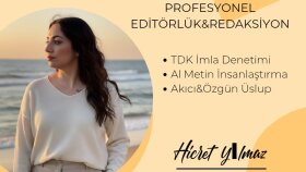 metinlerinizi profesyonel bir edebiyatçı gözüyle düzenlerim