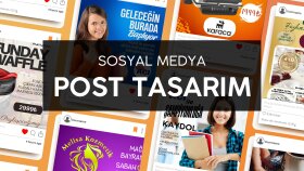 sosyal medya için yaratıcı tasarımlar üretiyorum