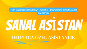 sanal asistanınız olarak işlerinizi yönetebilirim