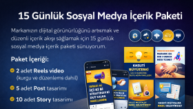 15 günlük sosyal medya paketi