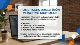 Ürün ve işletme tanıtımı