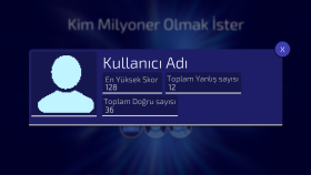 Profil Menüsü