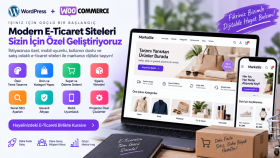 özel tasarımlı WordPress e-ticaret sitesi geliştirebilirim