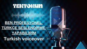 Video seslendirmeleri yapabilirim