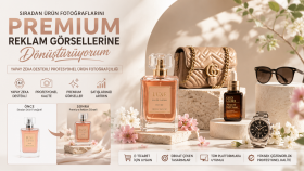ürünlerinizi reklam görsellerine dönüştürüyorum