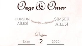 Kişiye özel davetiye