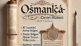 Osmanlıca Türkçe çevirilerinizi yapabilirim