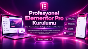 elementor pro eklentisi kurabilirim