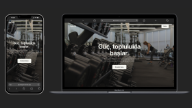 SAHA — Butik Spor Stüdyo Landing Page Tasarım (Örnek Proje)