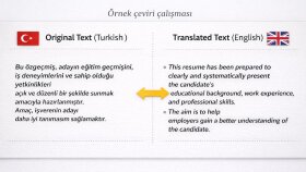 profesyonel CV ve ön yazı çevirisi yaparım