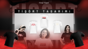 Anneler Gününe Özel 3'lü Modern ve Özgün Tişört Tasarımı