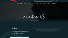 Fotoğrafçılık site Tasarımı
