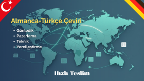 Almanca çevirilerinizi hız ve güvenle yaparım