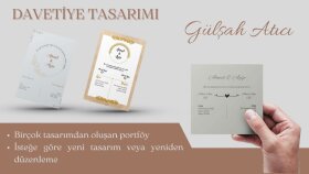 isteklerinize uygun davetiye tasarlayabilirim