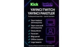 yayıncılar için modern, yaratıcı grafik tasarımlar yapıyorum