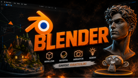 sizlerin Blender'da 3D ve 2D modelleme animasyon yaparım