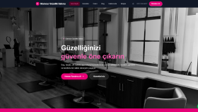 Güzellik Salonu Web Sitesi Tasarımı