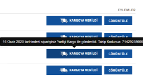 Kargo Takip