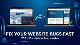 web sitenizdeki CSS ve JS hatalarını düzeltirim