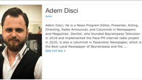 Adem Dişçi IMDb Profili Oluşturuldu