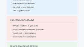 nitel ve nicel veri analizi konusunda analizler yapıyorum