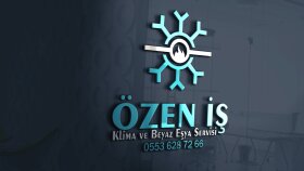 ÖZEN İŞ KLİMA VE BEYAZ EŞYA SERVİSİ LOGO ÇALIŞMASI