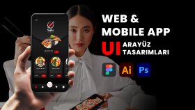  mobil uygulama ve web sitesi tasarımlarınızı yaparım