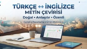 Türkçe ve İngilizce metinlerinizi özenle çeviririm