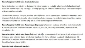 Takım Tezgahları Sektör Araştırması