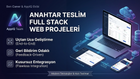 ekibimle anahtar teslim Full Stack projeler yaparım