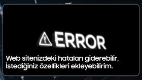 web sitenizdeki hataları gideririm