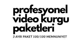 uzunluk fark etmeksizin ham videoları kitlenize hazırlarım