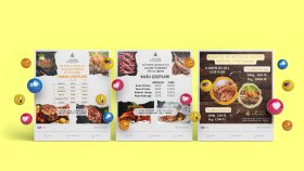 Ağa Köşkü Restorant- İnstagram Post Tasarımları
