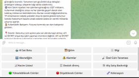 Telegram üzerinden kripto al sat botu - Çoklu kullanıcı