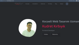 Kişisel Admin Panelli Web Sitesi