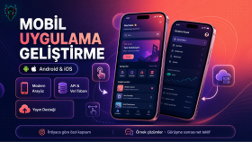Android ve iOS için mobil uygulama geliştiririm