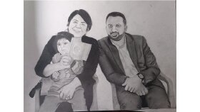 özel günleriniz için el emeği karakalem çizimler yaparım