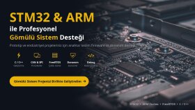STM32 ve gömülü sistemler için proje desteği veririm