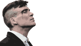 Thomas Shelby realistic illustration